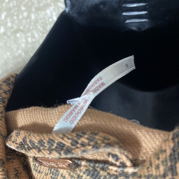 Free people snakeskin trucker jacket small button up western cowgirl rodeo - Picture 13 of 13